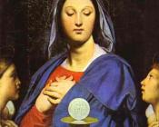 让奥古斯特多米尼克安格尔 - The Virgin of the Host